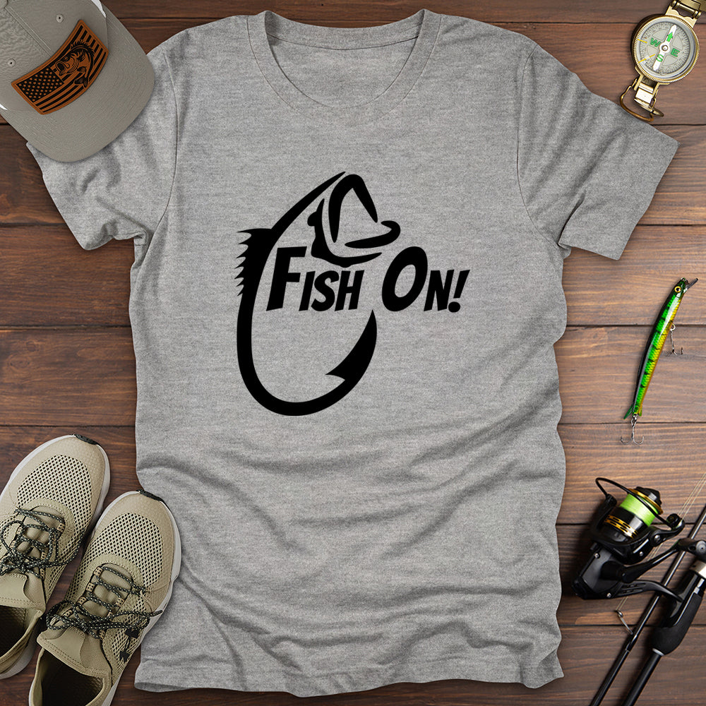 Fish On T Shirt Gift For Fishing Enthusiast