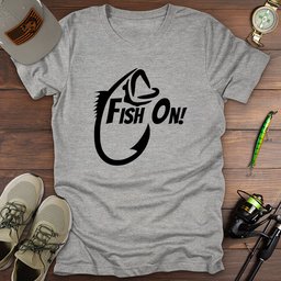 Fish On T Shirt Gift For Fishing Enthusiast