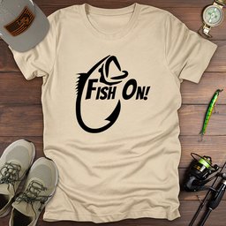 Fish On T Shirt Gift For Fishing Enthusiast