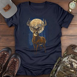Majestic Deer T Shirt Gift For Fishing Enthusiast