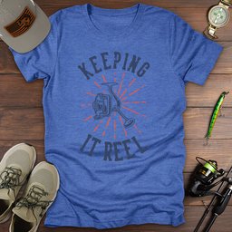 Keeping IT Reel T Shirt Gift For Fishing Enthusiast