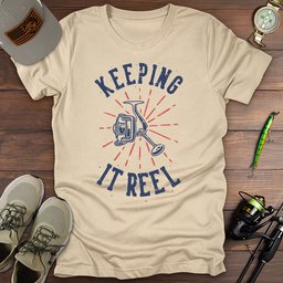 Keeping IT Reel T Shirt Gift For Fishing Enthusiast