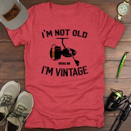 Im Vintage Fishing T Shirt Gift For Fishing Enthusiast