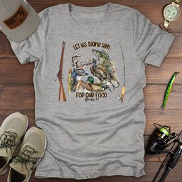 Let US Thank Him T Shirt Gift For Fishing Enthusiast