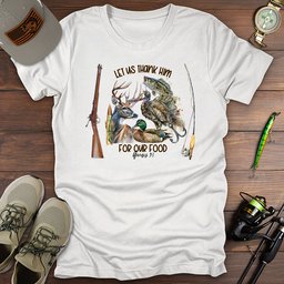 Let US Thank Him T Shirt Gift For Fishing Enthusiast