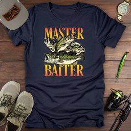 Master Baiter T Shirt Gift For Fishing Enthusiast