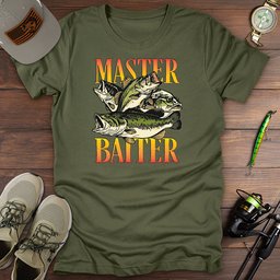 Master Baiter T Shirt Gift For Fishing Enthusiast