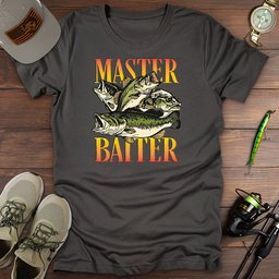 Master Baiter T Shirt Gift For Fishing Enthusiast