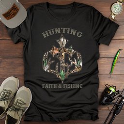 Hunt Faith Fishing T Shirt Gift For Fishing Enthusiast