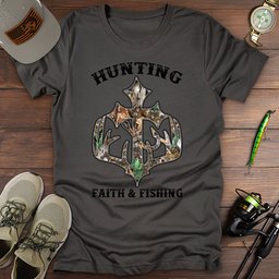 Hunt Faith Fishing T Shirt Gift For Fishing Enthusiast