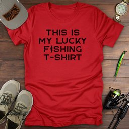 Hooked On Luck T Shirt Gift For Fishing Enthusiast