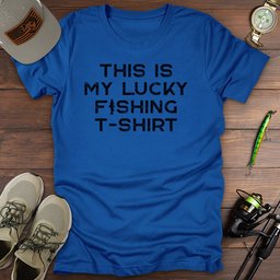 Hooked On Luck T Shirt Gift For Fishing Enthusiast