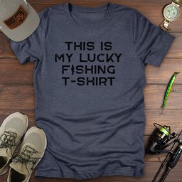 Hooked On Luck T Shirt Gift For Fishing Enthusiast