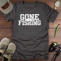 Gone Fishing T Shirt Gift For Fishing Enthusiast