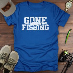 Gone Fishing T Shirt Gift For Fishing Enthusiast