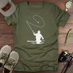 Fly Fisherman T Shirt Gift For Fishing Enthusiast