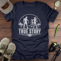 Fishing Tales T Shirt Gift For Fishing Enthusiast