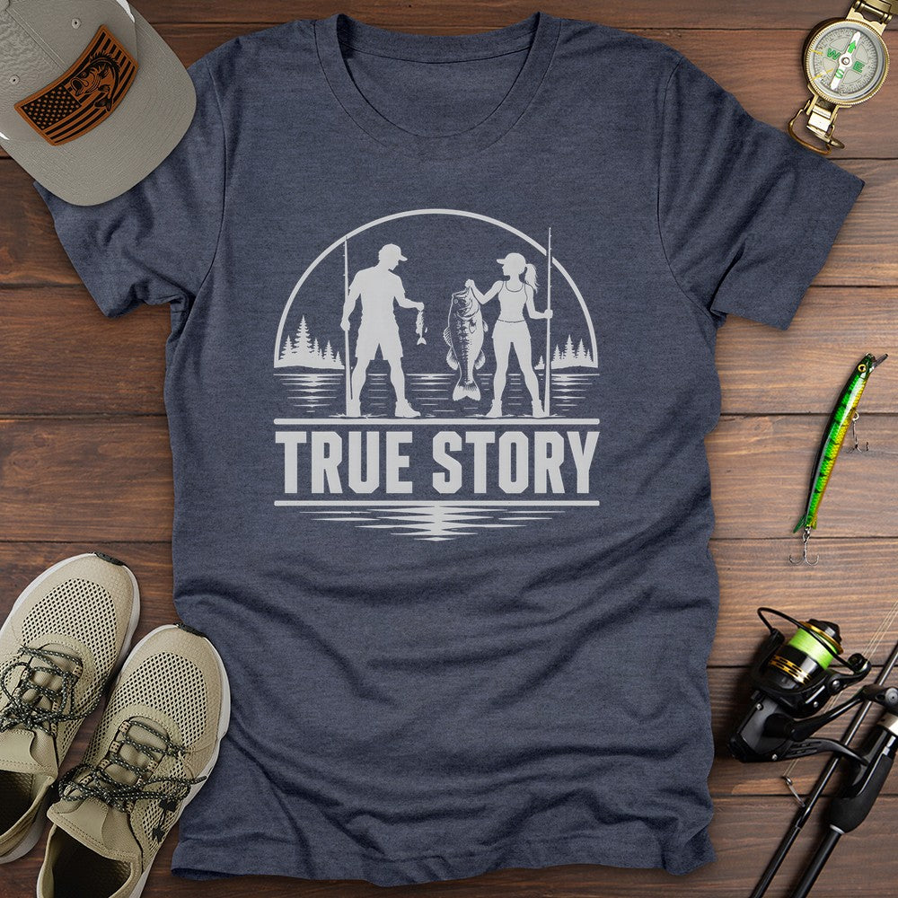 Fishing Tales T Shirt Gift For Fishing Enthusiast