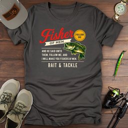 Fishers Of Men T Shirt Gift For Fishing Enthusiast