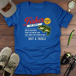 Fishers Of Men T Shirt Gift For Fishing Enthusiast