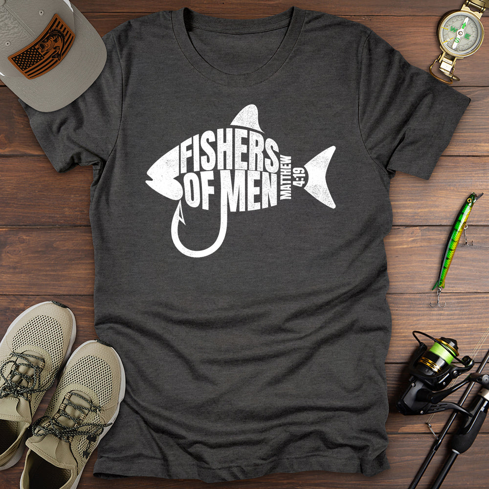 Fishers Of Men T Shirt Gift For Fishing Enthusiast