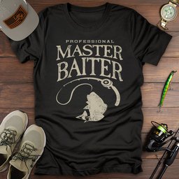 Professional Master Baiter T Shirt Gift For Fishing Enthusiast