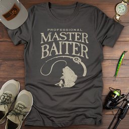 Professional Master Baiter T Shirt Gift For Fishing Enthusiast