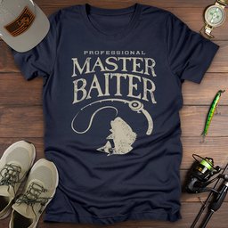 Professional Master Baiter T Shirt Gift For Fishing Enthusiast