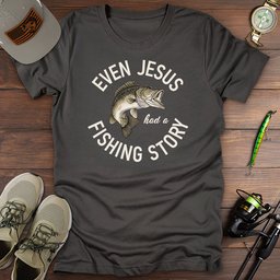 Fish Story Jesus T Shirt Gift For Fishing Enthusiast