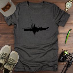 Kayak Fishing T Shirt Gift For Fishing Enthusiast