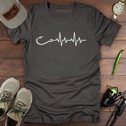 Hooked On Rhythm T Shirt Gift For Fishing Enthusiast