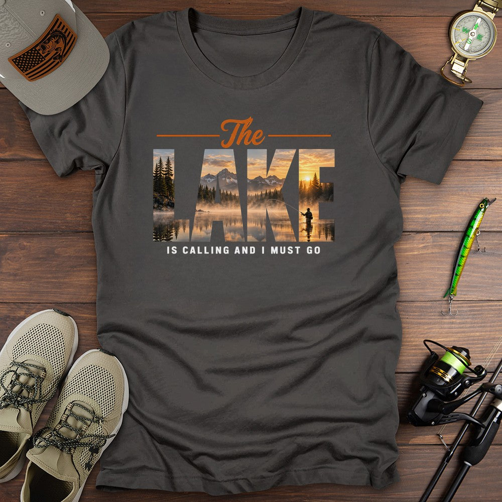 Lake Calling T Shirt Gift For Fishing Enthusiast