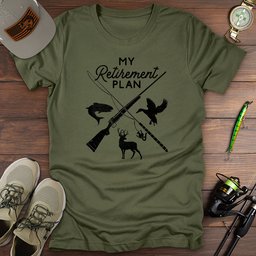 My Retirement Plan Fishing Hunting T Shirt Gift For Fishing Enthusiast