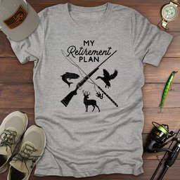 My Retirement Plan Fishing Hunting T Shirt Gift For Fishing Enthusiast