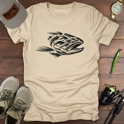 Flystream Trout T Shirt Gift For Fishing Enthusiast