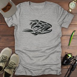 Flystream Trout T Shirt Gift For Fishing Enthusiast