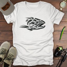Flystream Trout T Shirt Gift For Fishing Enthusiast