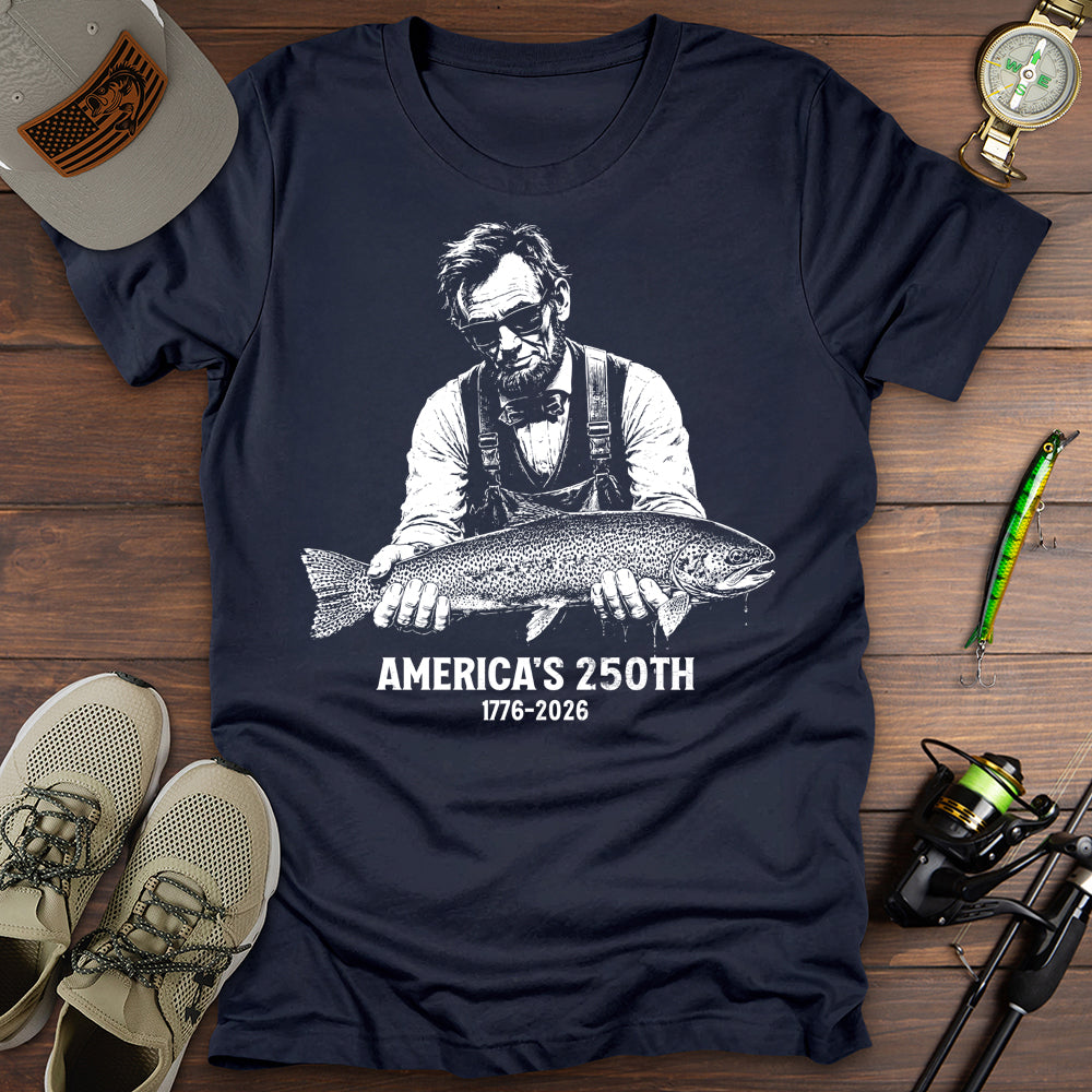 Lincoln 250 Fishing T Shirt Gift For Fishing Enthusiast
