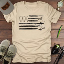 Fishing Hunting USA T Shirt Gift For Fishing Enthusiast