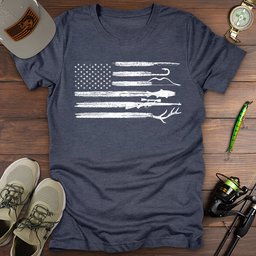 Fishing Hunting USA T Shirt Gift For Fishing Enthusiast