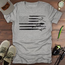 Fishing Hunting USA T Shirt Gift For Fishing Enthusiast