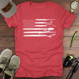 Fishing Hunting USA T Shirt Gift For Fishing Enthusiast