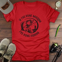 If Ive Gone Missing T Shirt Gift For Fishing Enthusiast