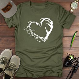 Love Fishing And Hunting T Shirt Gift For Fishing Enthusiast