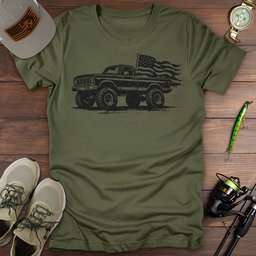 Liberty Truck T Shirt Gift For Fishing Enthusiast