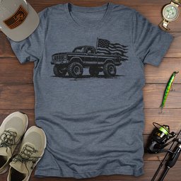 Liberty Truck T Shirt Gift For Fishing Enthusiast