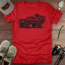 Liberty Truck T Shirt Gift For Fishing Enthusiast