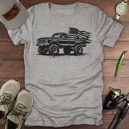 Liberty Truck T Shirt Gift For Fishing Enthusiast