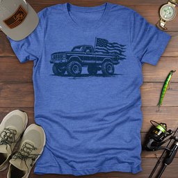 Liberty Truck T Shirt Gift For Fishing Enthusiast
