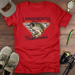 Largemouth Freshwater T Shirt Gift For Fishing Enthusiast